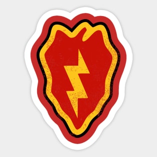 25th Infantry Division (distressed) Sticker